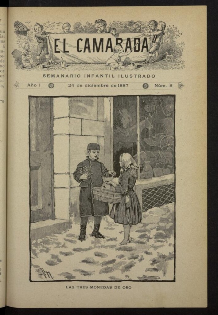 Miniatura de El Camarada : semanario infantil ilustrado del 24 de diciembre de 1887, nº 8