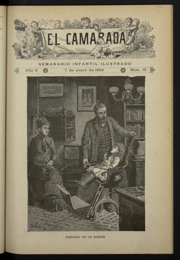 Miniatura de El Camarada : semanario infantil ilustrado del 7 de enero de 1888, nº 10