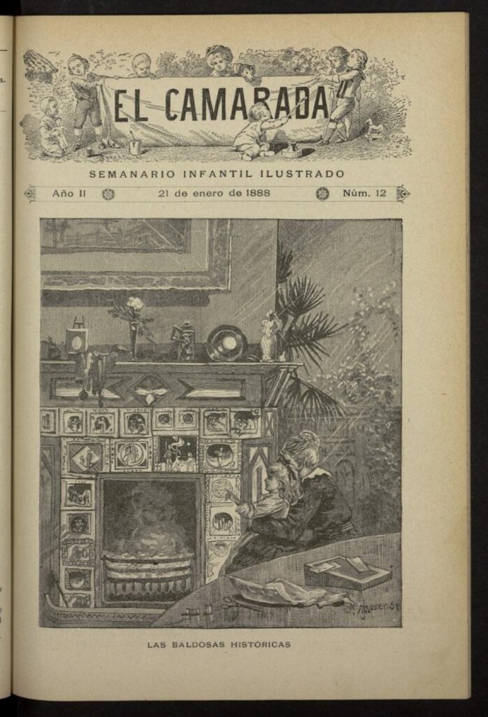 Miniatura de El Camarada : semanario infantil ilustrado del 21 de enero de 1888, nº 12