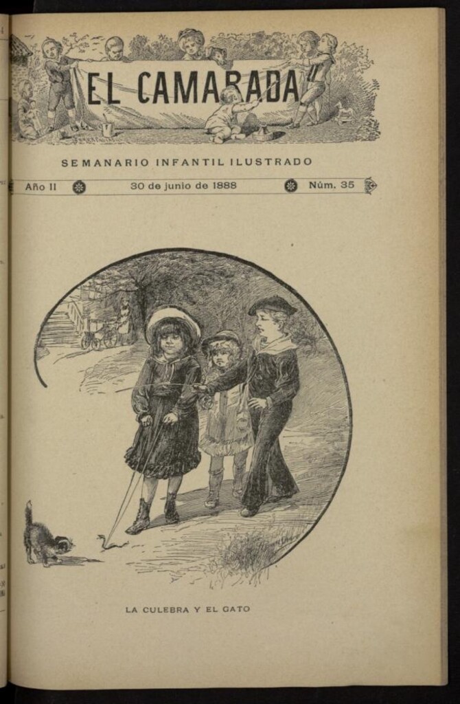 Miniatura de El Camarada : semanario infantil ilustrado del 30 de junio de 1888, nº 35