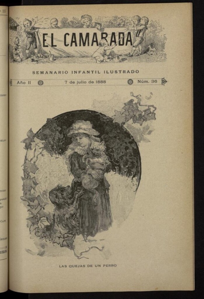Miniatura de El Camarada : semanario infantil ilustrado del 7 de julio de 1888, nº 36