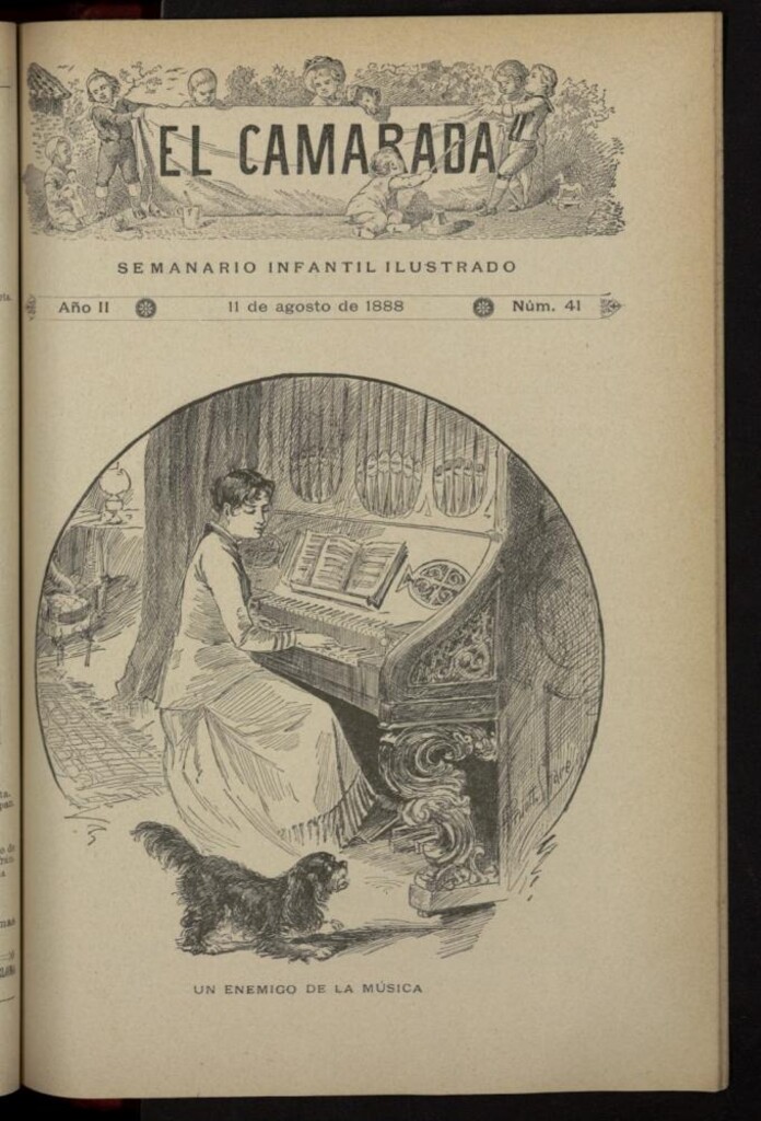 Miniatura de El Camarada : semanario infantil ilustrado del 11 de agosto de 1888, nº 41