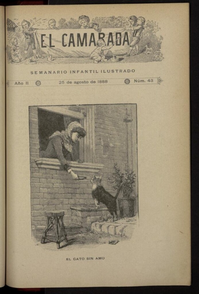 Miniatura de El Camarada : semanario infantil ilustrado del 25 de agosto de 1888, nº 43