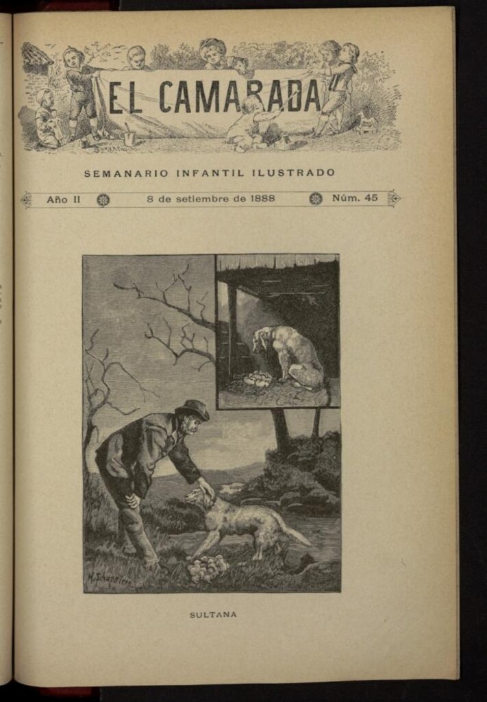 Miniatura de El Camarada : semanario infantil ilustrado del 8 de septiembre de 1888, nº 45