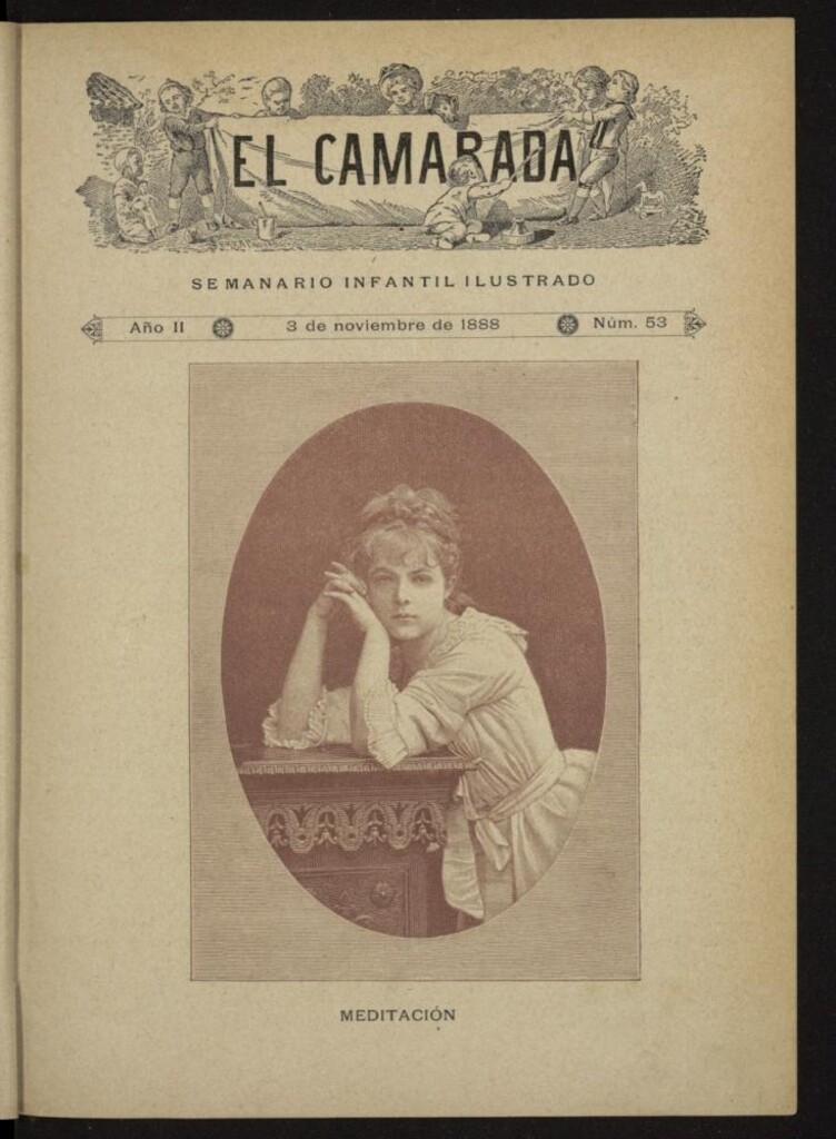 Miniatura de El Camarada : semanario infantil ilustrado del 3 de noviembre de 1888, nº 53