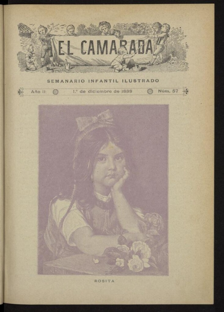 Miniatura de El Camarada : semanario infantil ilustrado del 1 de diciembre de 1888, nº 57