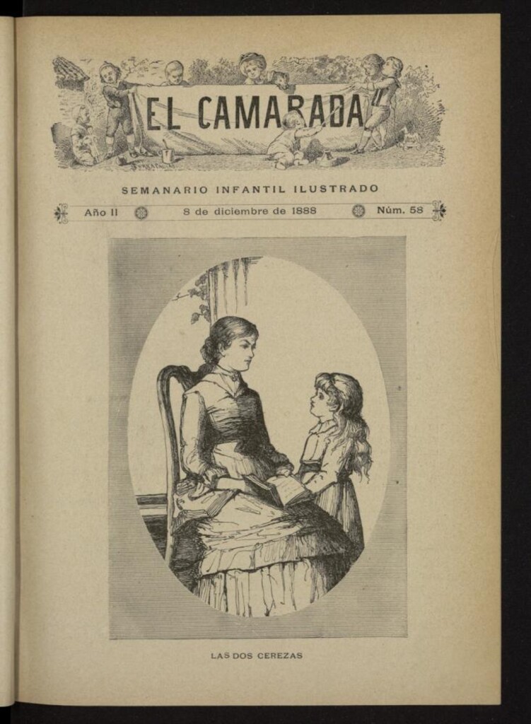 Miniatura de El Camarada : semanario infantil ilustrado del 8 de diciembre de 1888, nº 58