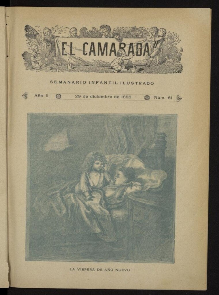 Miniatura de El Camarada : semanario infantil ilustrado del 29 de diciembre de 1888, nº 61