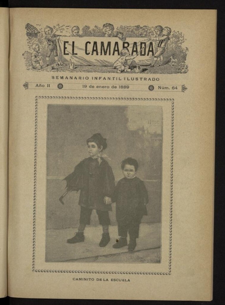 Miniatura de El Camarada : semanario infantil ilustrado del 19 de enero de 1889, nº 64
