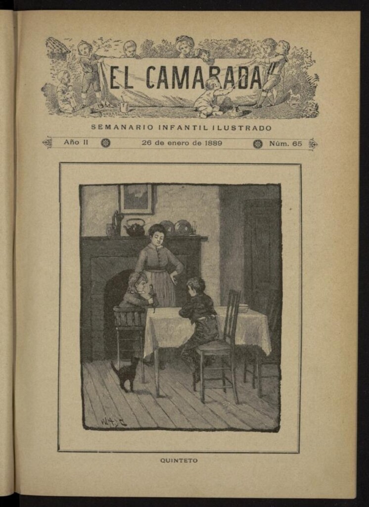 Miniatura de El Camarada : semanario infantil ilustrado del 26 de enero de 1889, nº 65