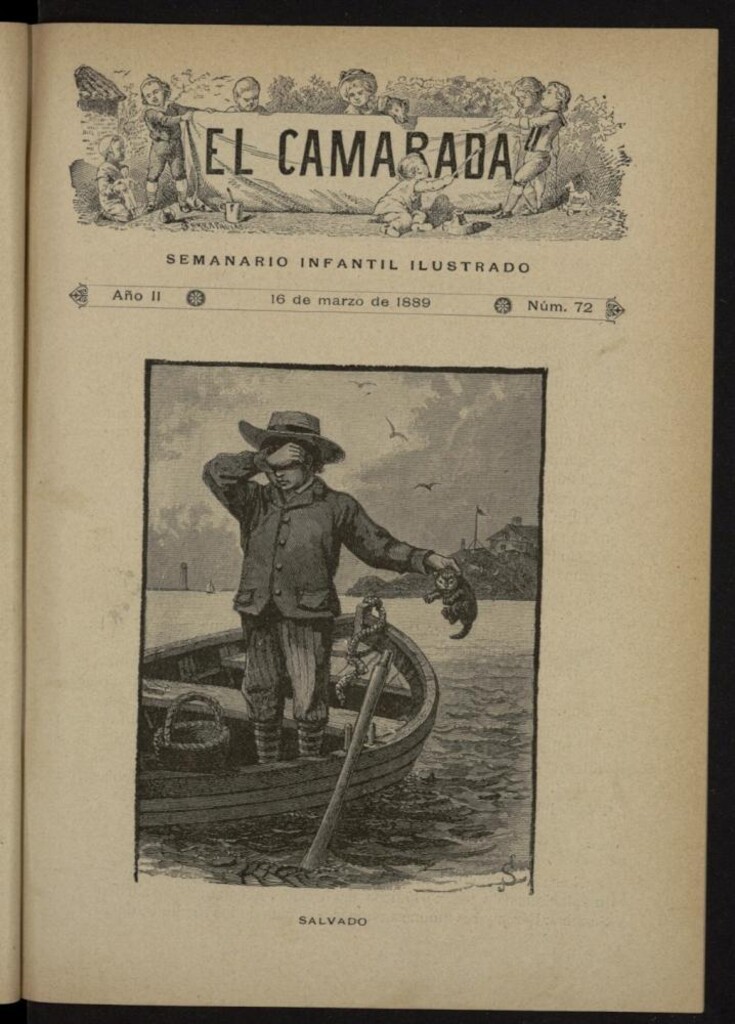 Miniatura de El Camarada : semanario infantil ilustrado del 16 de marzo de 1889, nº 72