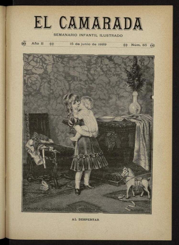 Miniatura de El Camarada : semanario infantil ilustrado del 15 de junio de 1889, nº 85