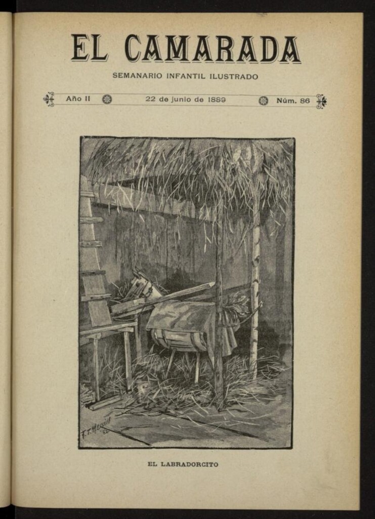 Miniatura de El Camarada : semanario infantil ilustrado del 22 de junio de 1889, nº 86