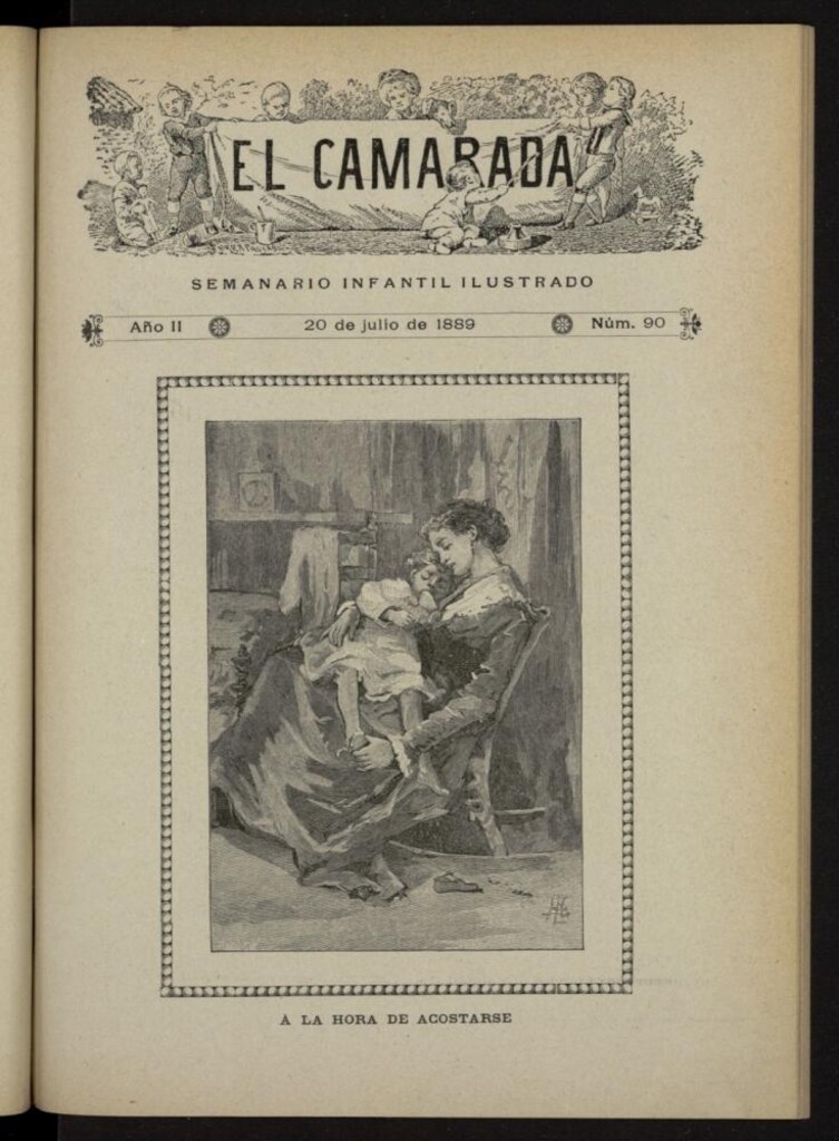 Miniatura de El Camarada : semanario infantil ilustrado del 20 de julio de 1889, nº 90