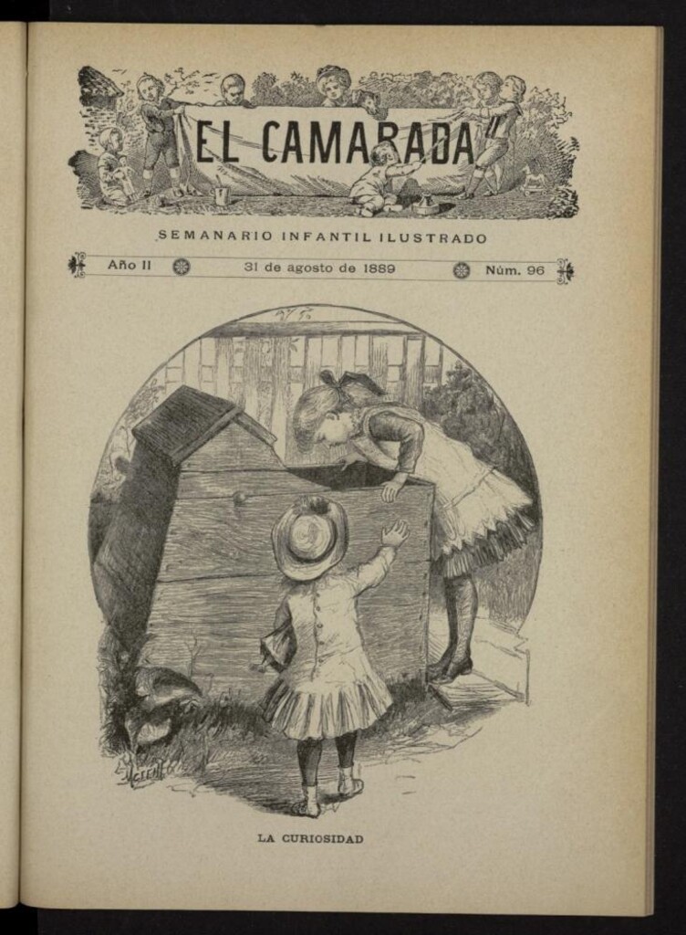 Miniatura de El Camarada : semanario infantil ilustrado del 31 de agosto de 1889, nº 96