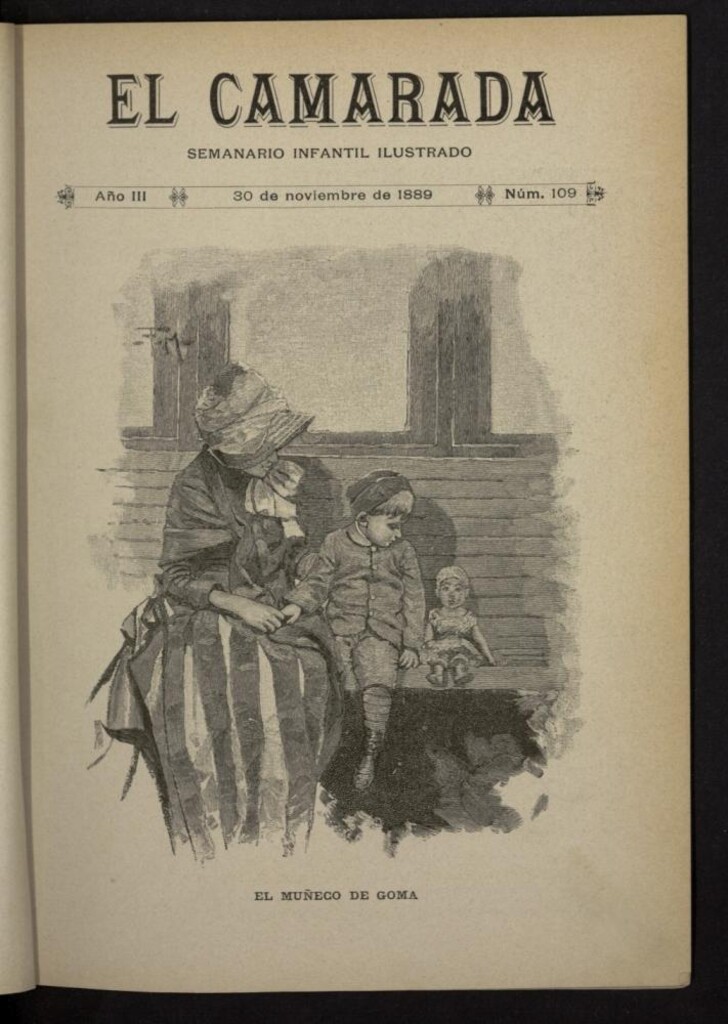 Miniatura de El Camarada : semanario infantil ilustrado del 30 de noviembre de 1889, nº 109