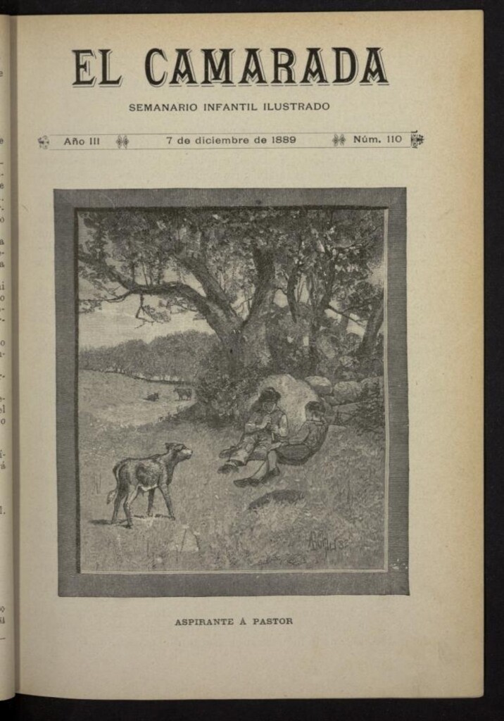 Miniatura de El Camarada : semanario infantil ilustrado del 7 de diciembre de 1889, nº 110