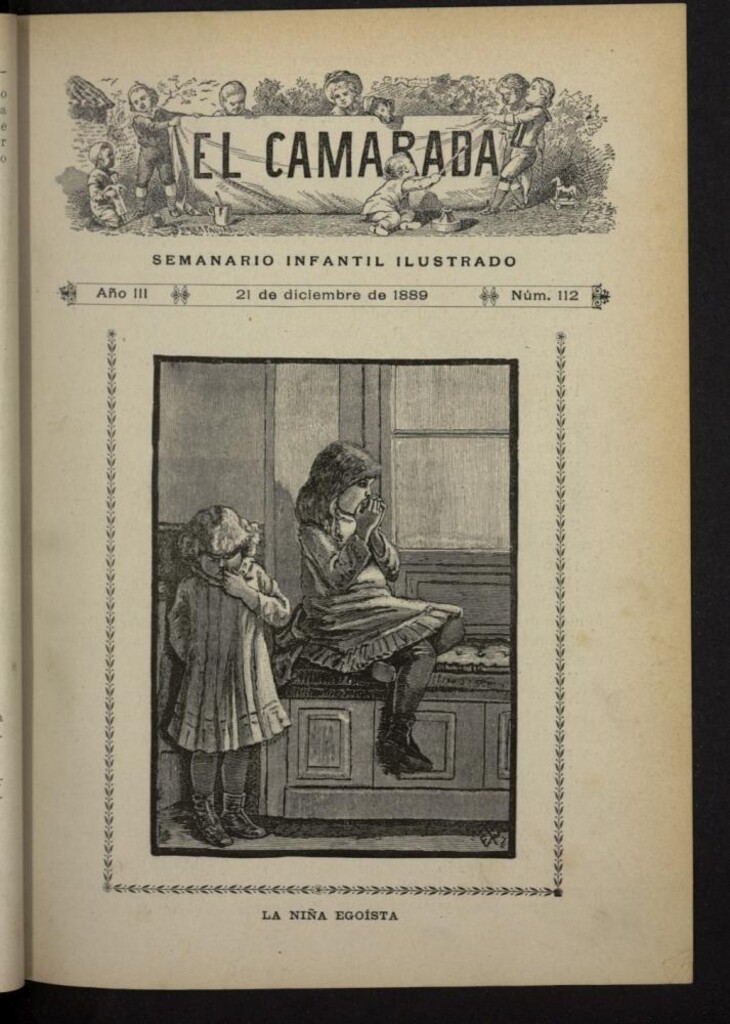 Miniatura de El Camarada : semanario infantil ilustrado del 21 de diciembre de 1889, nº 112