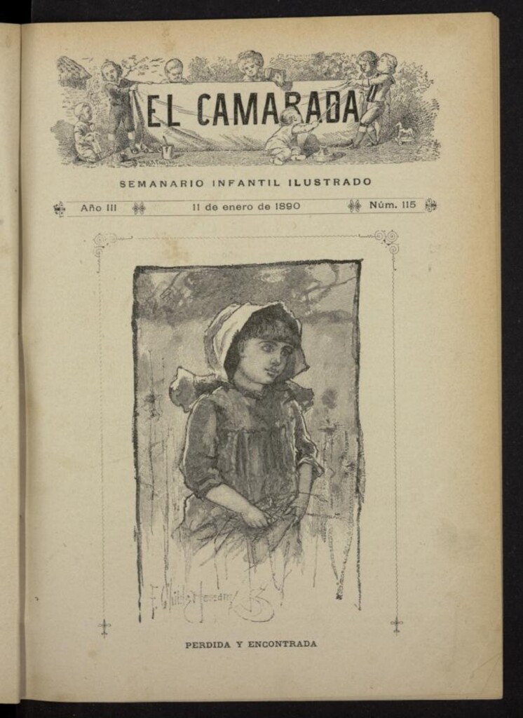 Miniatura de El Camarada : semanario infantil ilustrado del 11 de enero de 1890, nº 115