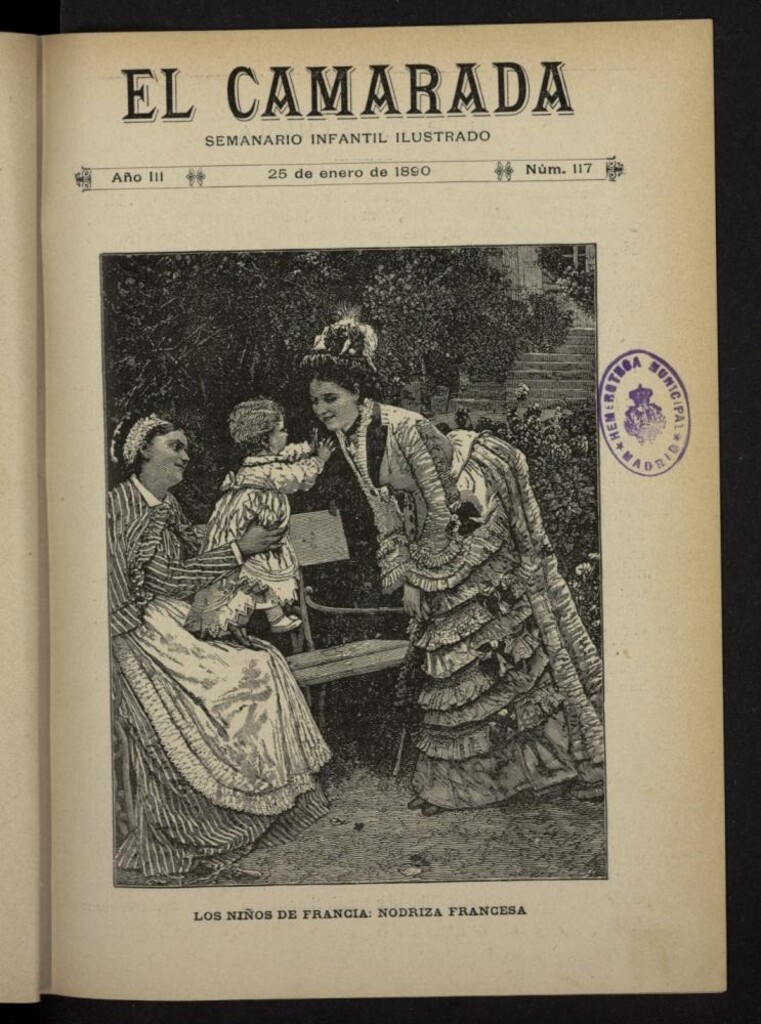 Miniatura de El Camarada : semanario infantil ilustrado del 25 de enero de 1890, nº 117