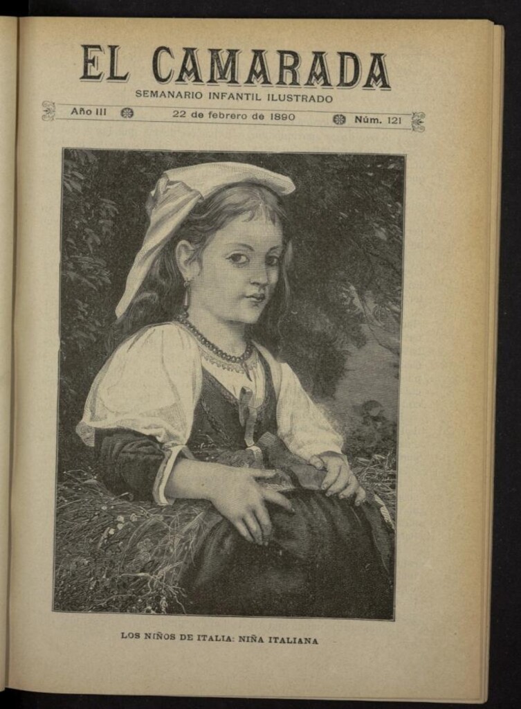 Miniatura de El Camarada : semanario infantil ilustrado del 22 de febrero de 1890, nº 121