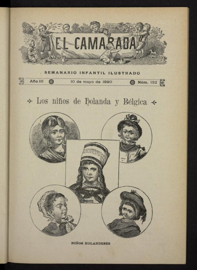 Miniatura de El Camarada : semanario infantil ilustrado del 10 de mayo de 1890, nº 132
