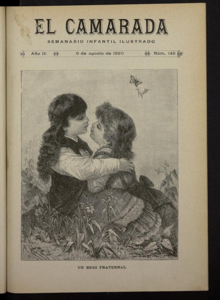 Miniatura de El Camarada : semanario infantil ilustrado del 9 de agosto de 1890, nº 145