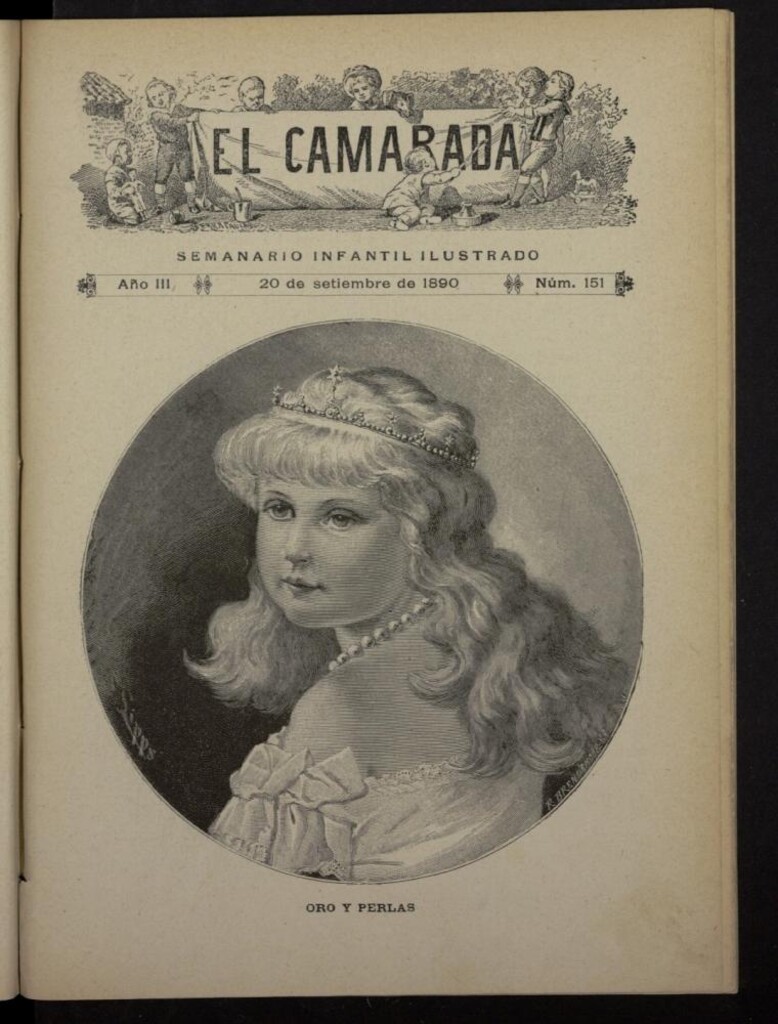 Miniatura de El Camarada : semanario infantil ilustrado del 20 de septiembre de 1890, nº 151