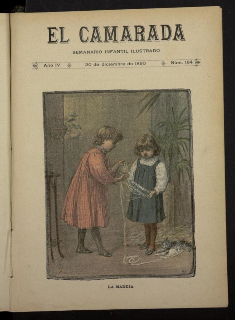 Miniatura de El Camarada : semanario infantil ilustrado del 20 de diciembre de 1890, nº 164