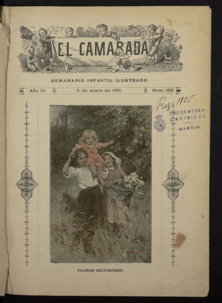 Miniatura de El Camarada : semanario infantil ilustrado del 3 de enero de 1891, nº 166