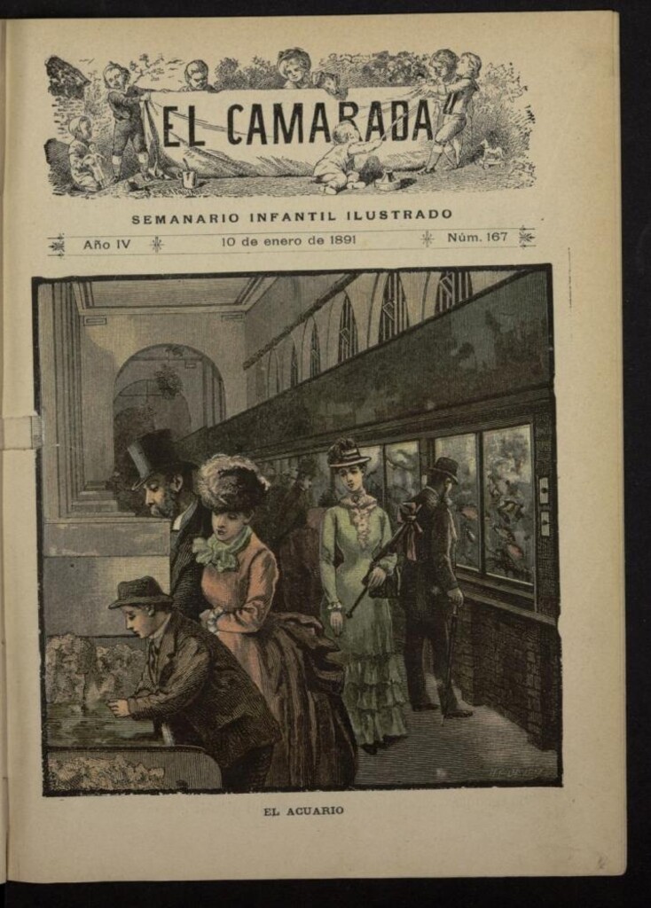 Miniatura de El Camarada : semanario infantil ilustrado del 10 de enero de 1891, nº 167