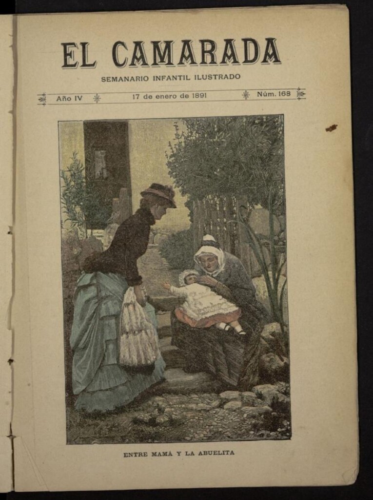 Miniatura de El Camarada : semanario infantil ilustrado del 17 de enero de 1891, nº 168