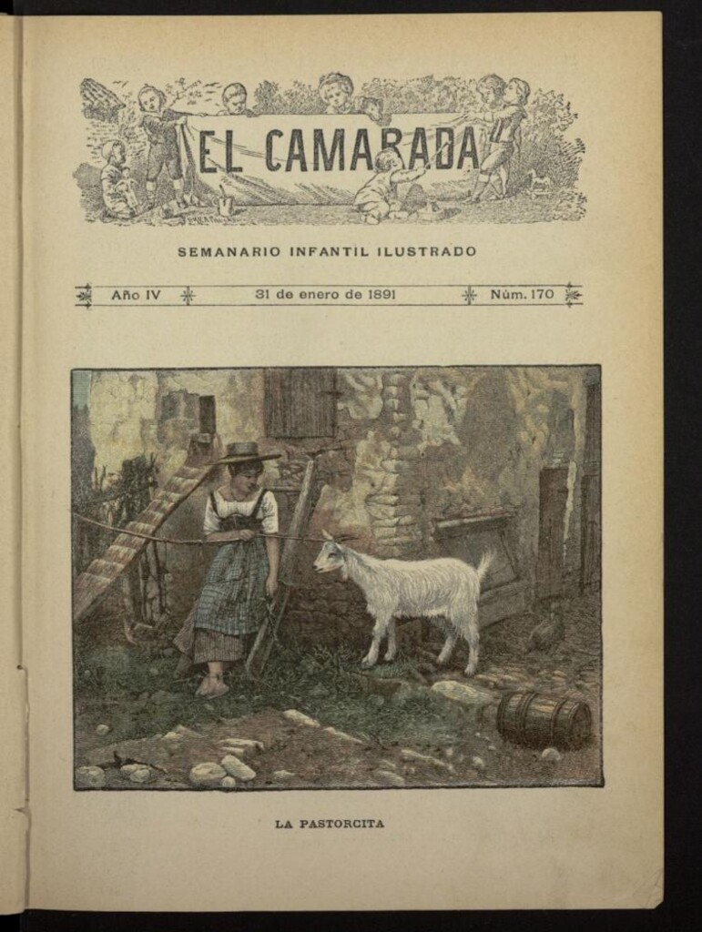Miniatura de El Camarada : semanario infantil ilustrado del 31 de enero de 1891, nº 170