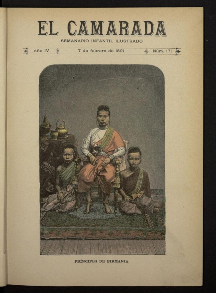 Miniatura de El Camarada : semanario infantil ilustrado del 7 de febrero de 1891, nº 171