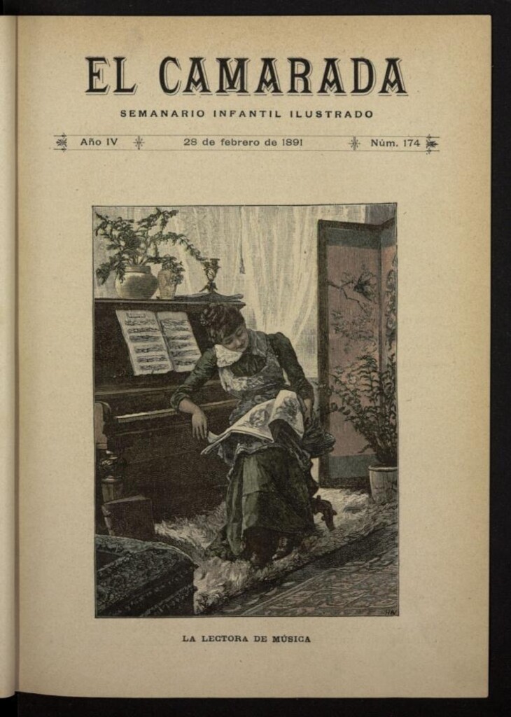 Miniatura de El Camarada : semanario infantil ilustrado del 28 de febrero de 1891, nº 174