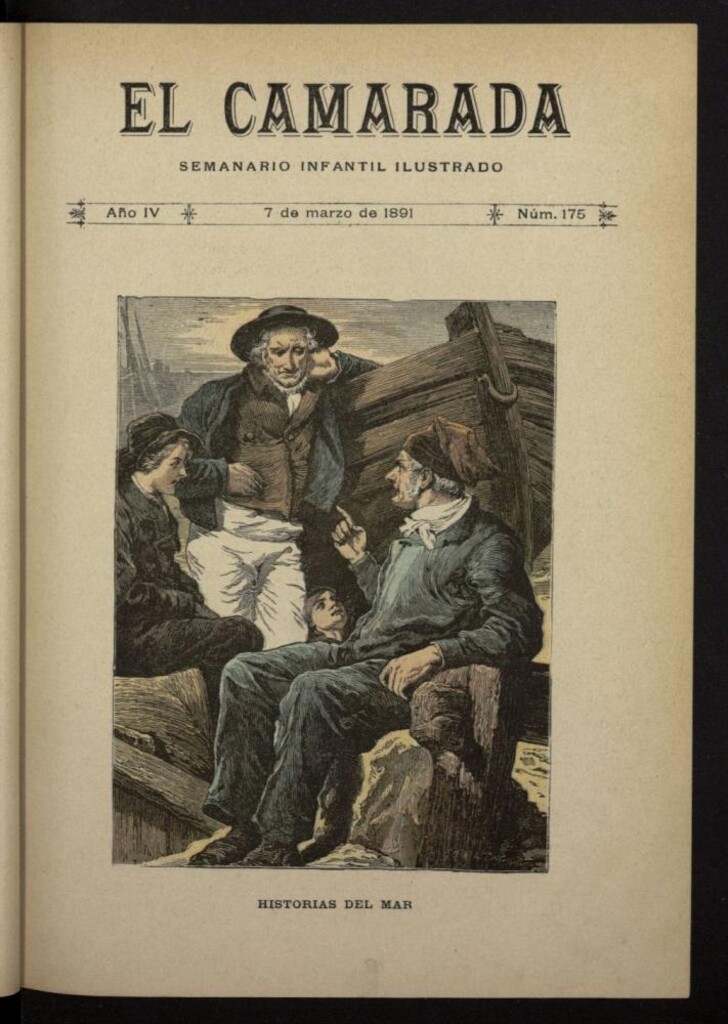 Miniatura de El Camarada : semanario infantil ilustrado del 7 de marzo de 1891, nº 175