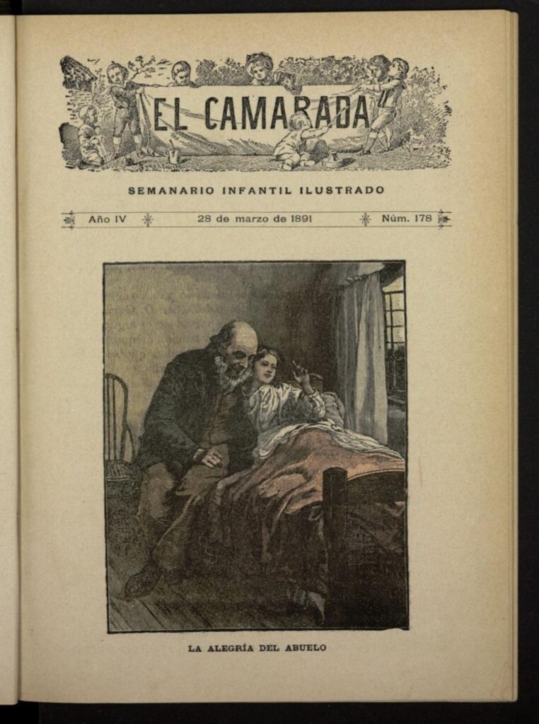Miniatura de El Camarada : semanario infantil ilustrado del 28 de marzo de 1891, nº 178