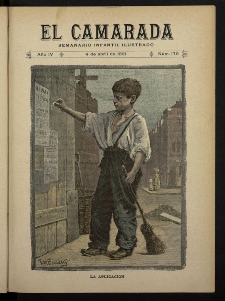 Miniatura de El Camarada : semanario infantil ilustrado del 4 de abril de 1891, nº 179