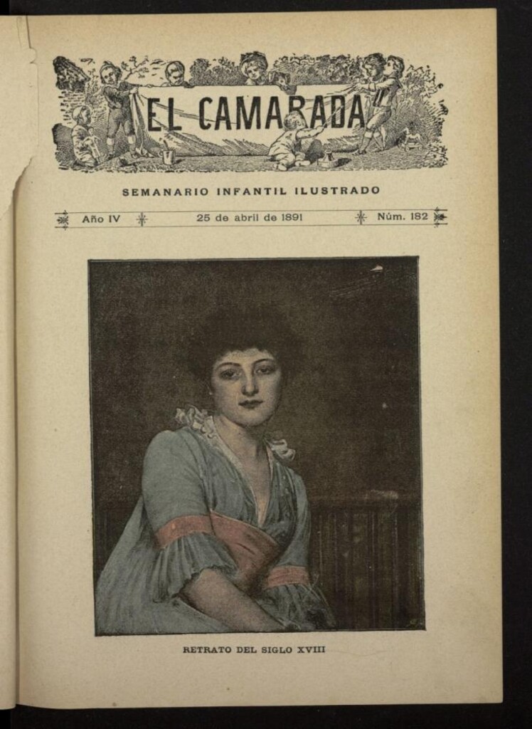 Miniatura de El Camarada : semanario infantil ilustrado del 25 de abril de 1891, nº 182