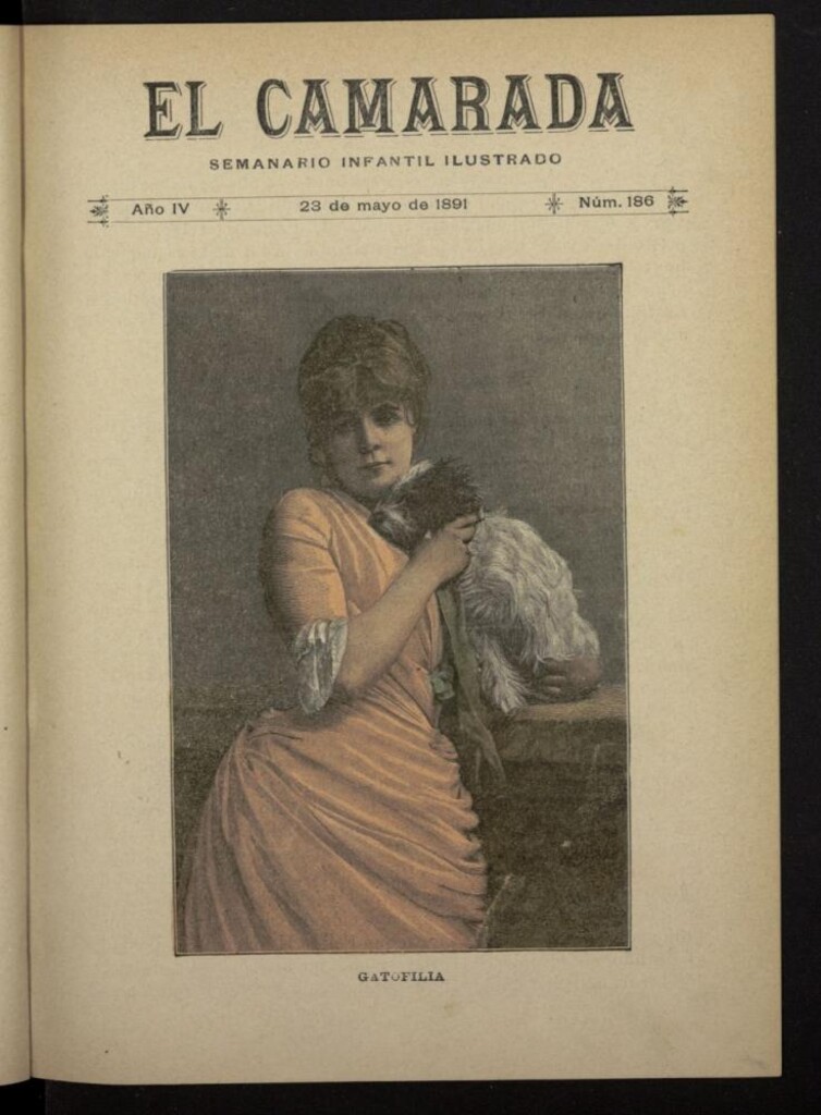 Miniatura de El Camarada : semanario infantil ilustrado del 23 de mayo de 1891, nº 186