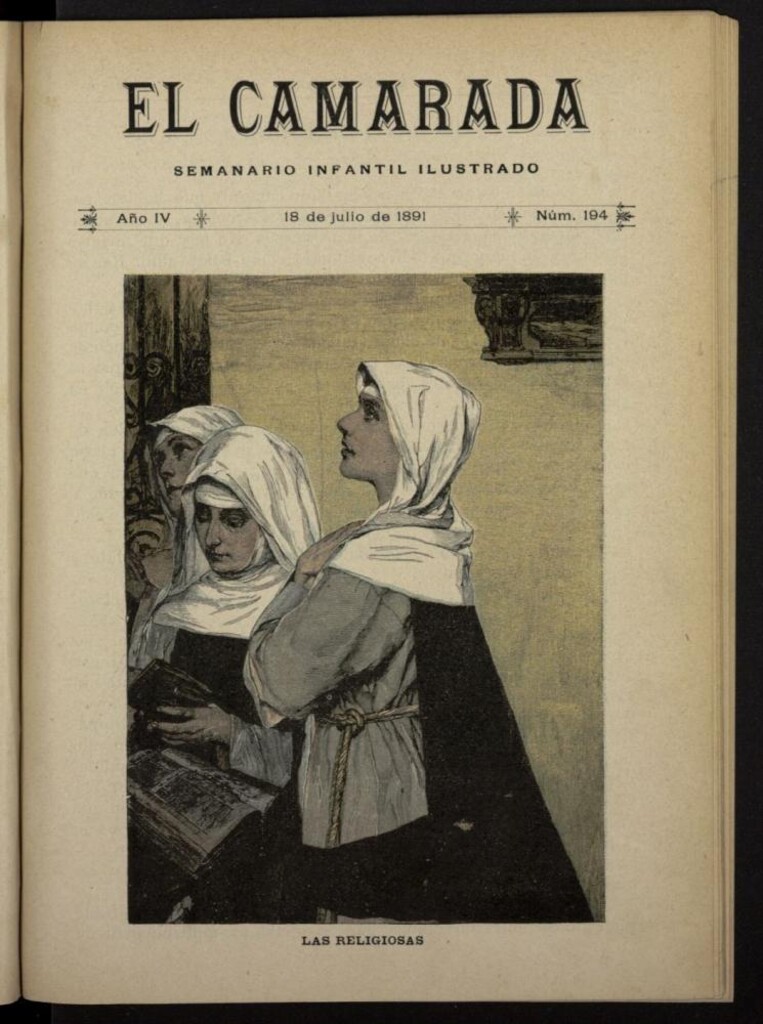 Miniatura de El Camarada : semanario infantil ilustrado del 18 de julio de 1891, nº 194
