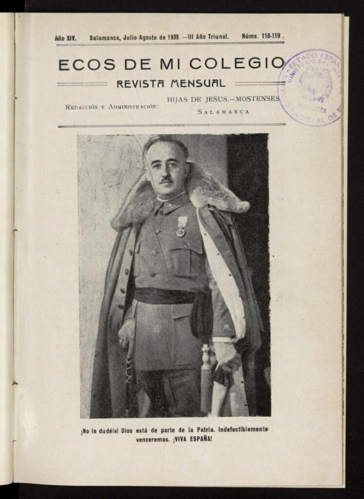 Miniatura de Ecos de Mi Colegio de julio-agosto de 1938, nº 118 y 119