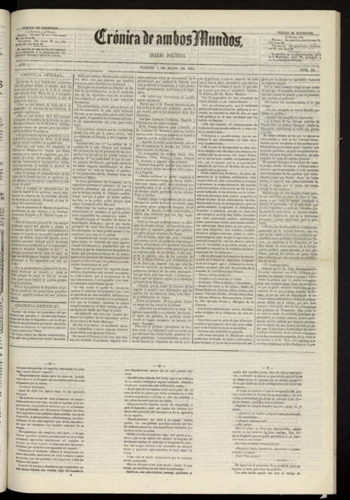 Miniatura de Crónica de ambos Mundos : diario de noticias del 7 de mayo de 1861, nº 89