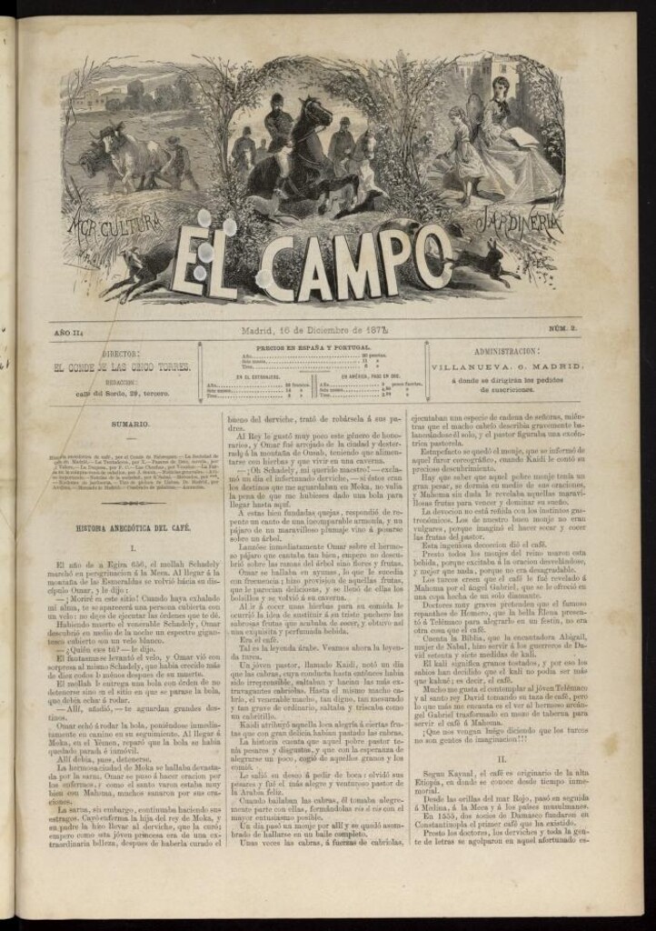 Miniatura de El Campo : agricultura, jardinería y sport del 16 de diciembre de 1877, nº 2