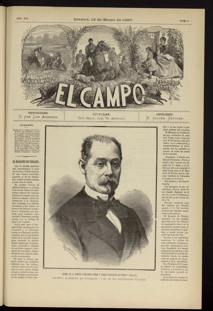 Miniatura de El Campo : agricultura, jardinería y sport del 16 de enero de 1887, nº 4