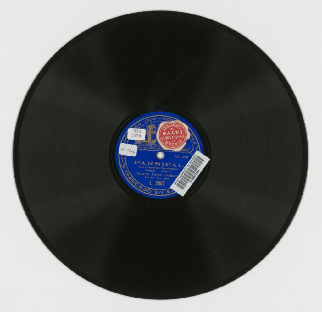 Miniatura de Parsifal. Disco 1. Cara A