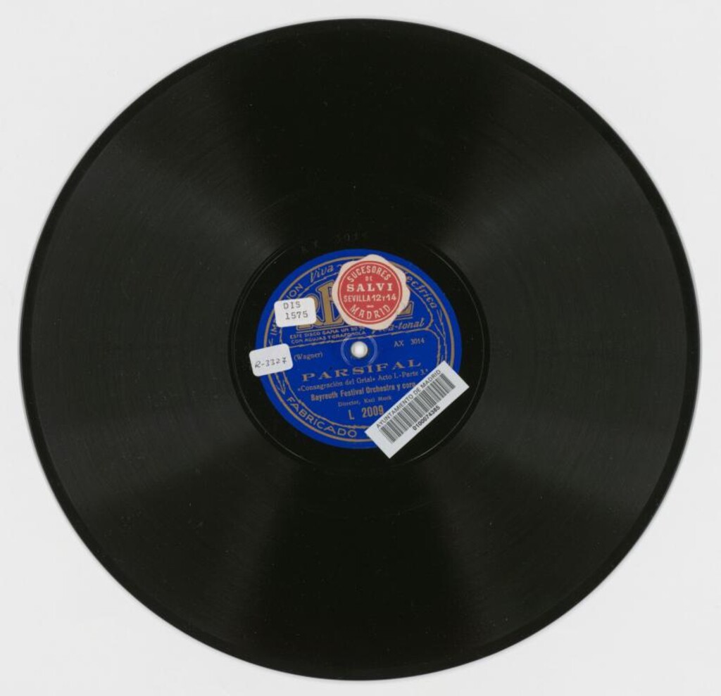 Miniatura de Parsifal. Disco 2. Cara A