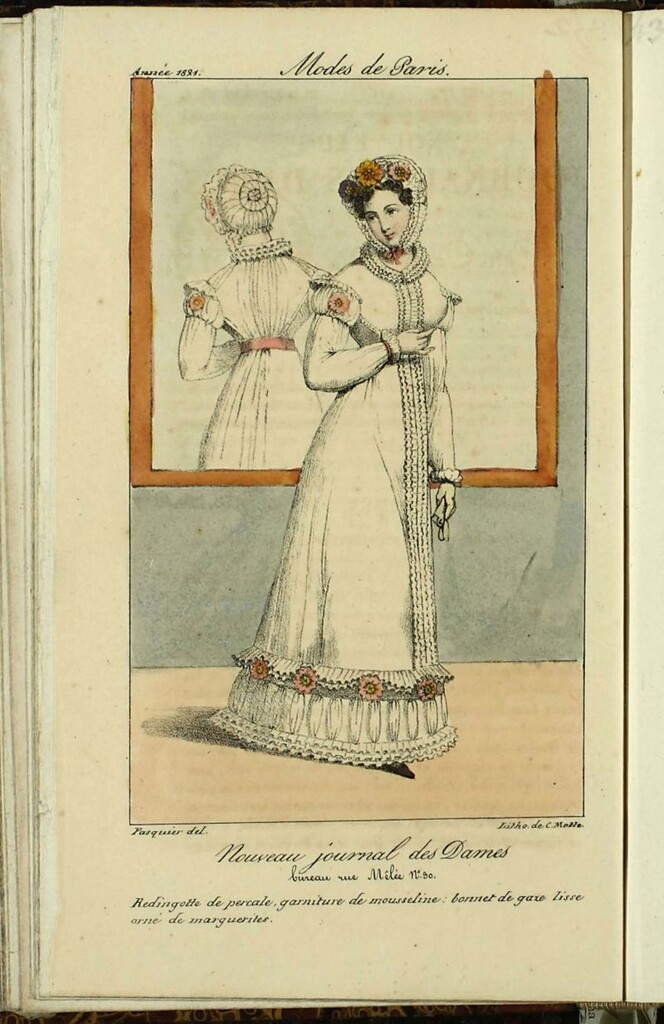 Miniatura de Nouveau Journal des Dames del 20 de Septiembre de 1821