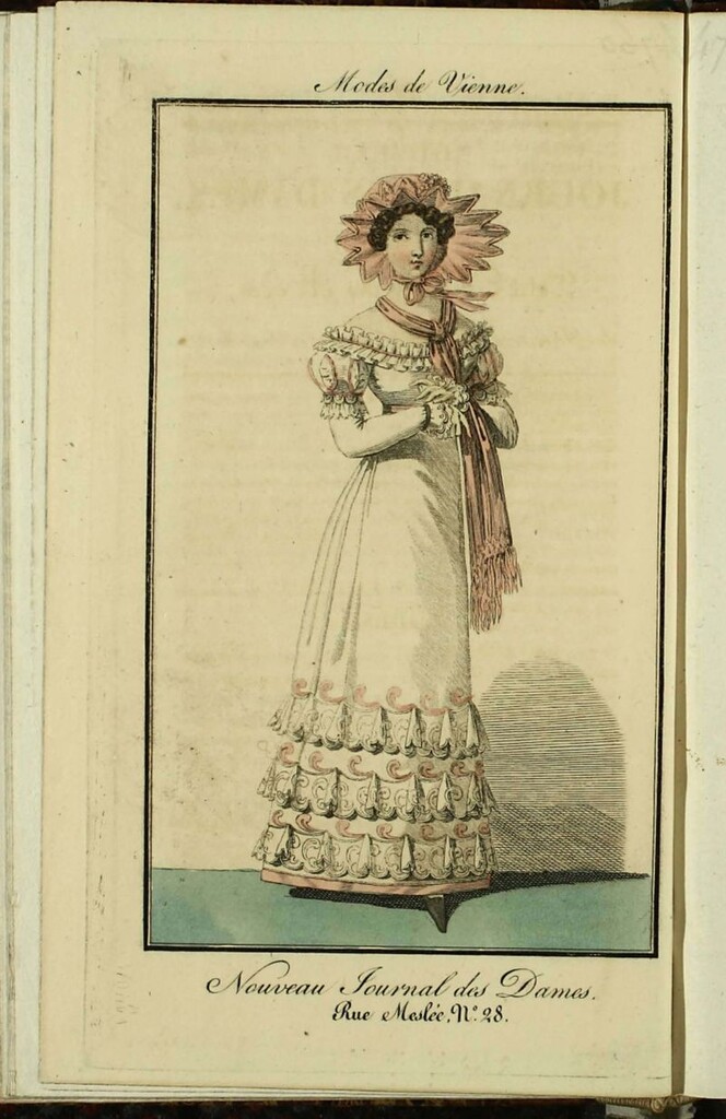 Miniatura de Nouveau Journal des Dames del 15 de Octubre de 1821