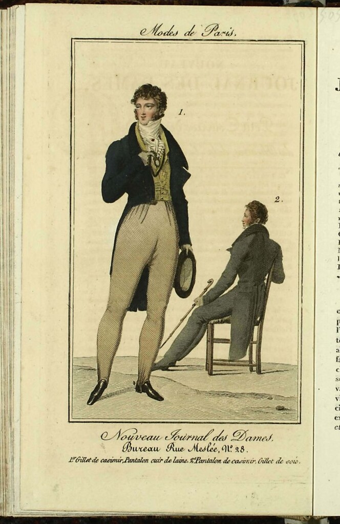 Miniatura de Nouveau Journal des Dames del 30 de Octubre de 1821